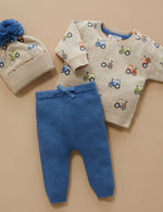 Knitted Leggings - Melange Storm