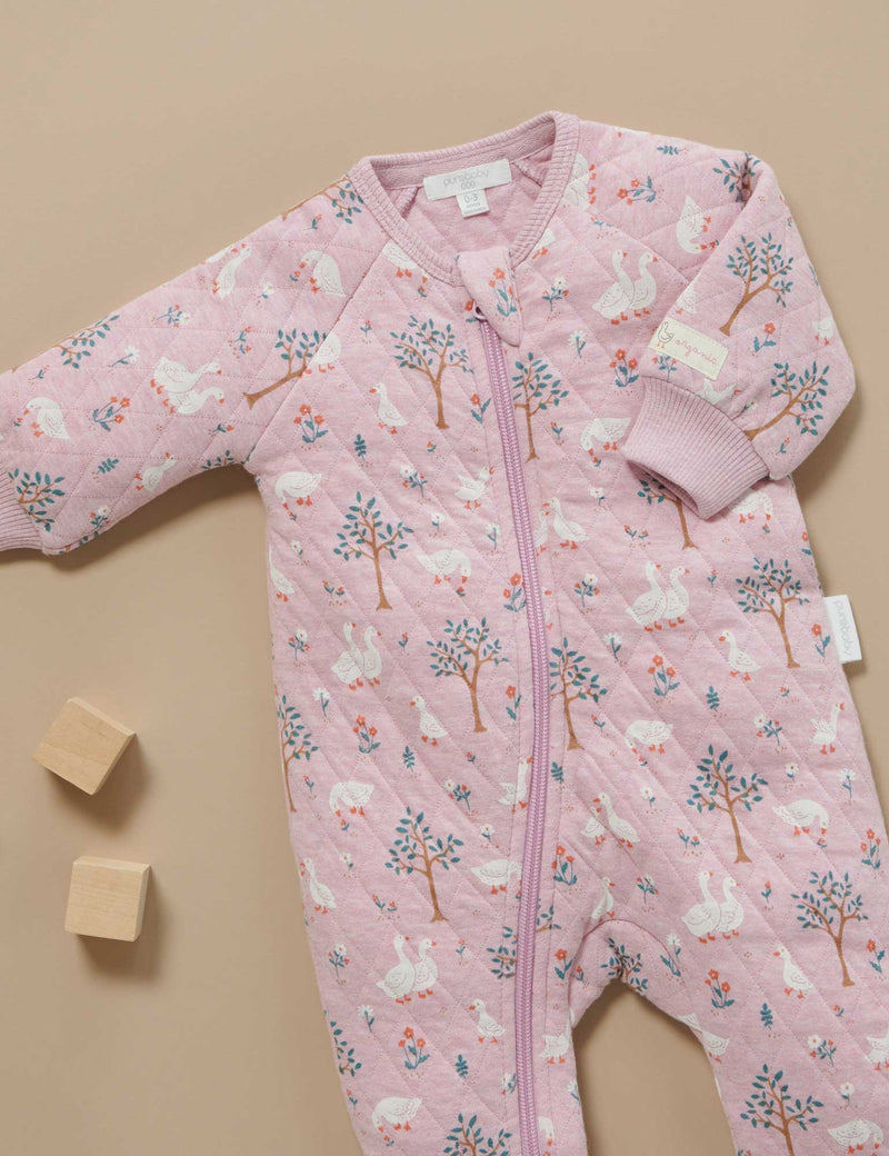 Goose Quilted Growsuit