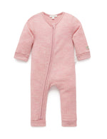 Australian Merino Growsuit - Marshmallow Melange