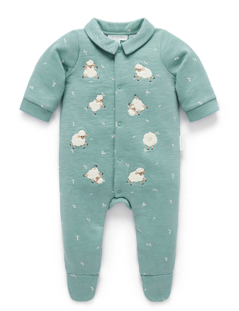 Fleecy Lamb Growsuit