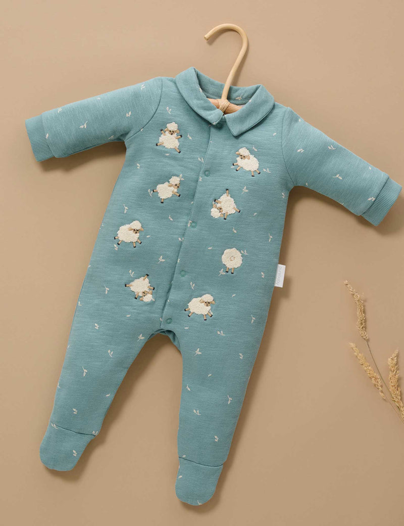 Fleecy Lamb Growsuit