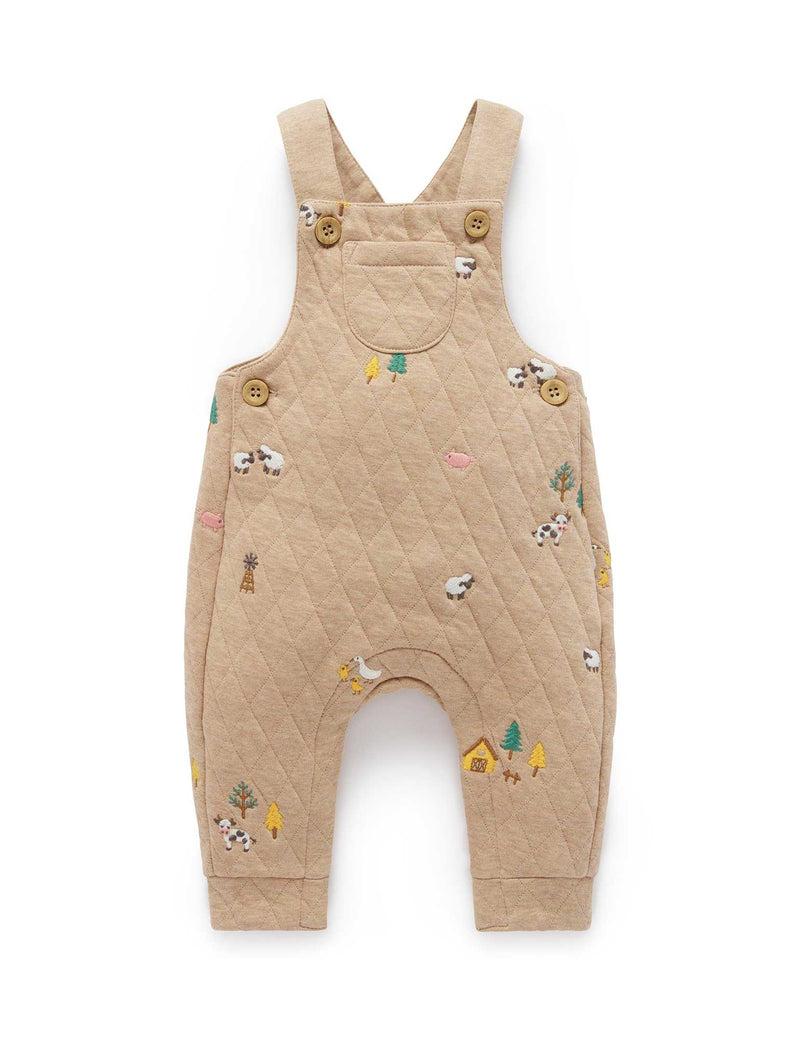 Farm Friends Quilted Overalls
