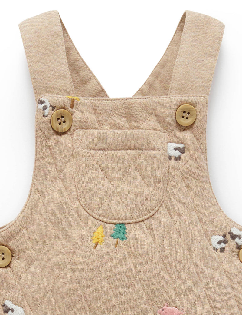 Farm Friends Quilted Overalls