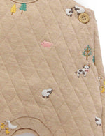 Farm Friends Quilted Overalls