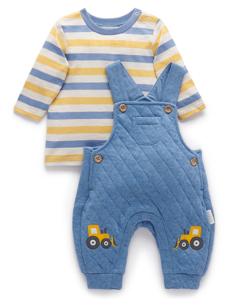 Quilted Overall Set