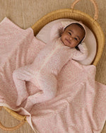 Zip Long Sleeve Sleeper Footie - Pink Blossom