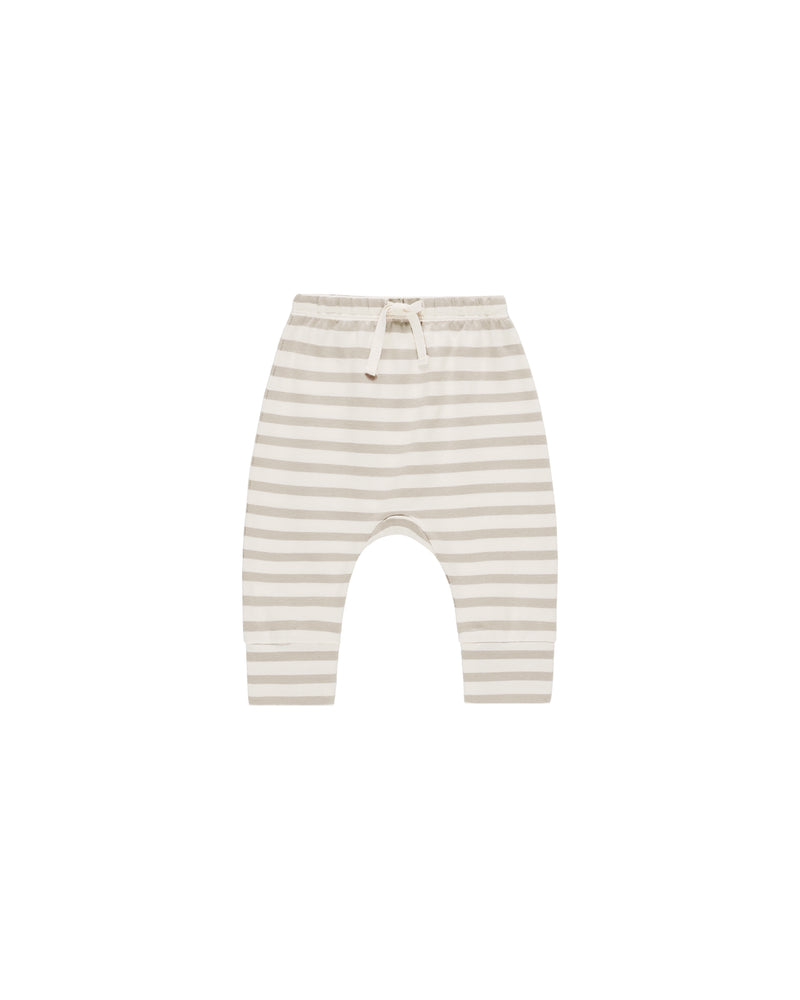 Drawstring Pant - Grey Stripe