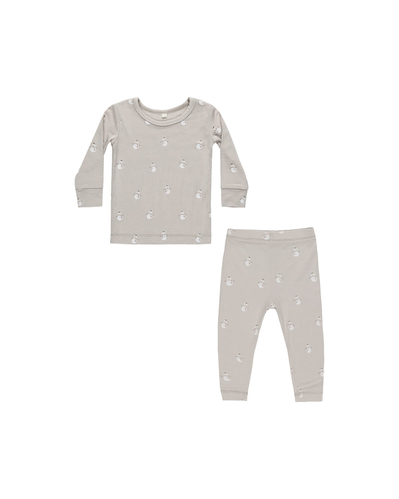 Bamboo Pyjama Set  - Snowmen