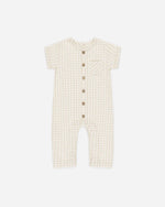 Charlie Jumpsuit - Oat Check