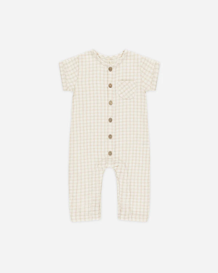 Charlie Jumpsuit - Oat Check