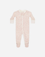Zip Long Sleeve Sleeper Footie - Pink Blossom