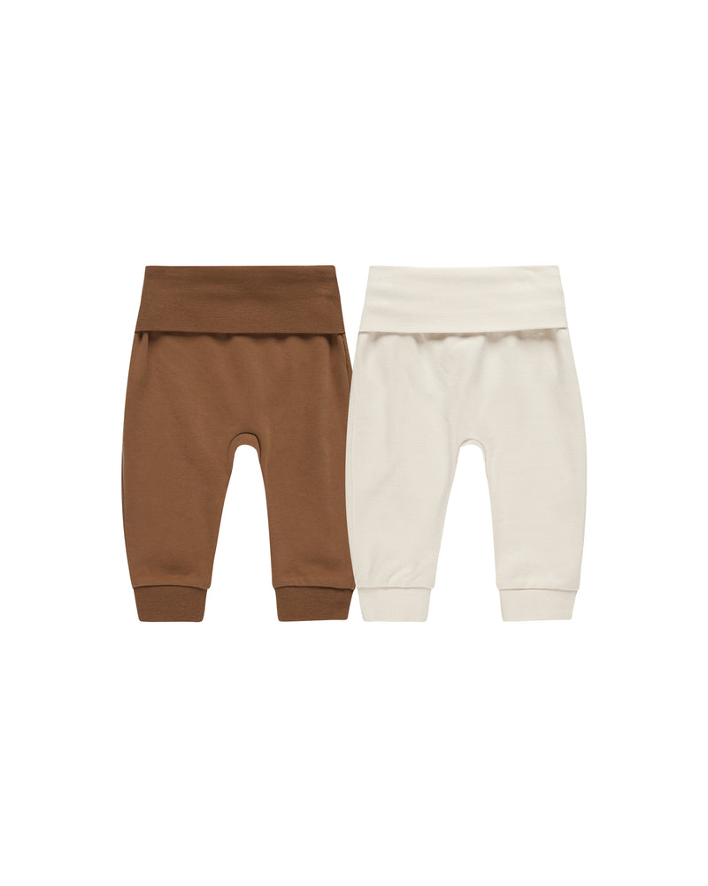 Baby Pant Set - Cinnamon & Natural