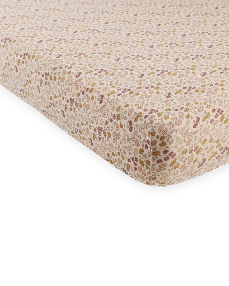 Bamboo Crib Sheet - Posy