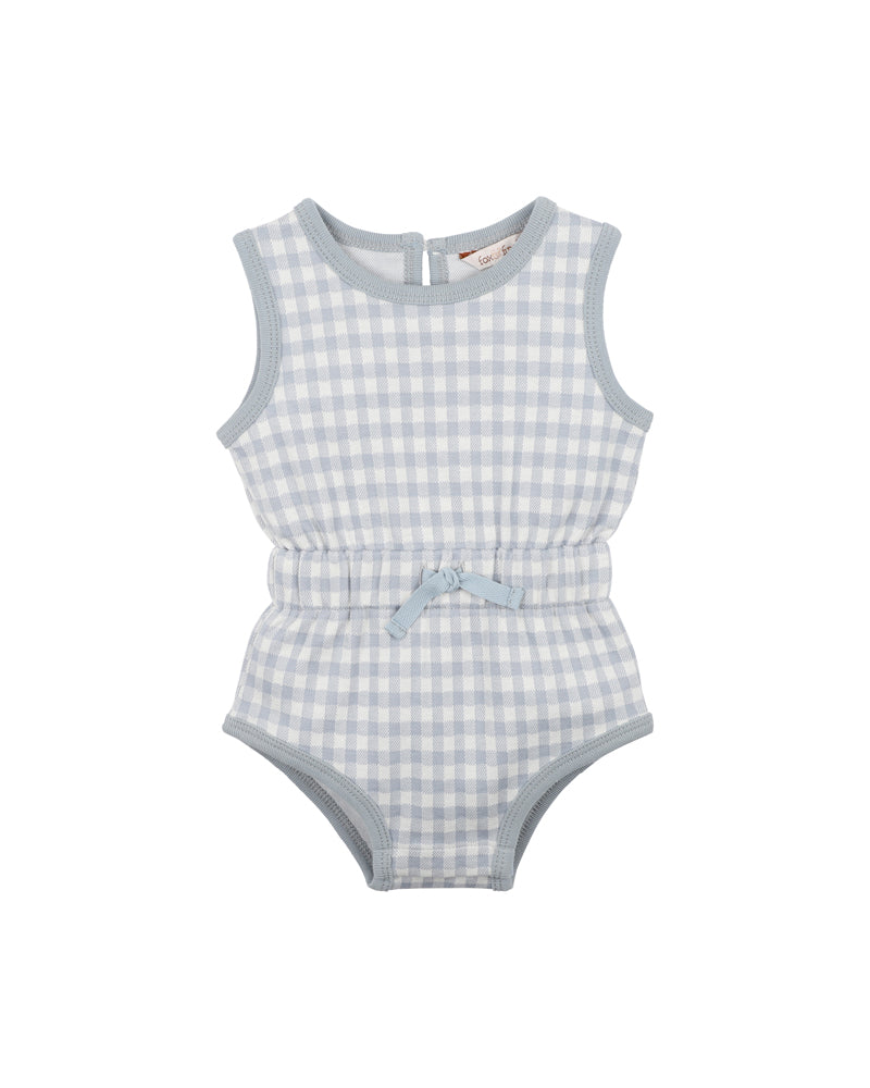 Blue Check Bodysuit