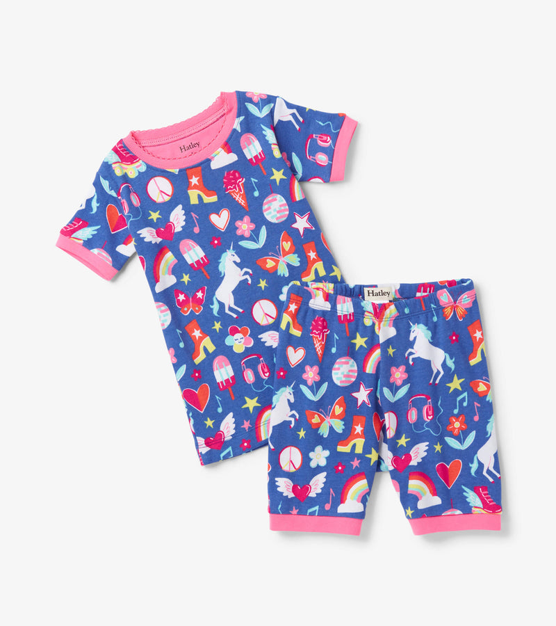 Groovy Doodle Short Pyjama Set