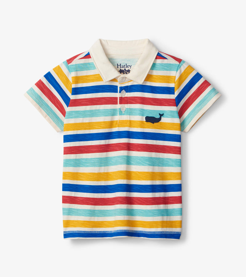 Preppy Nautical Toddler Polo Tee