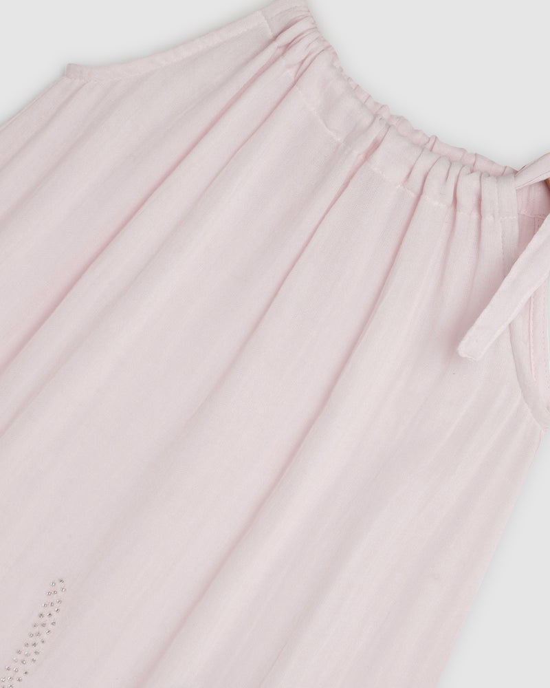 Matilda Dress Beaded - Angel Pink