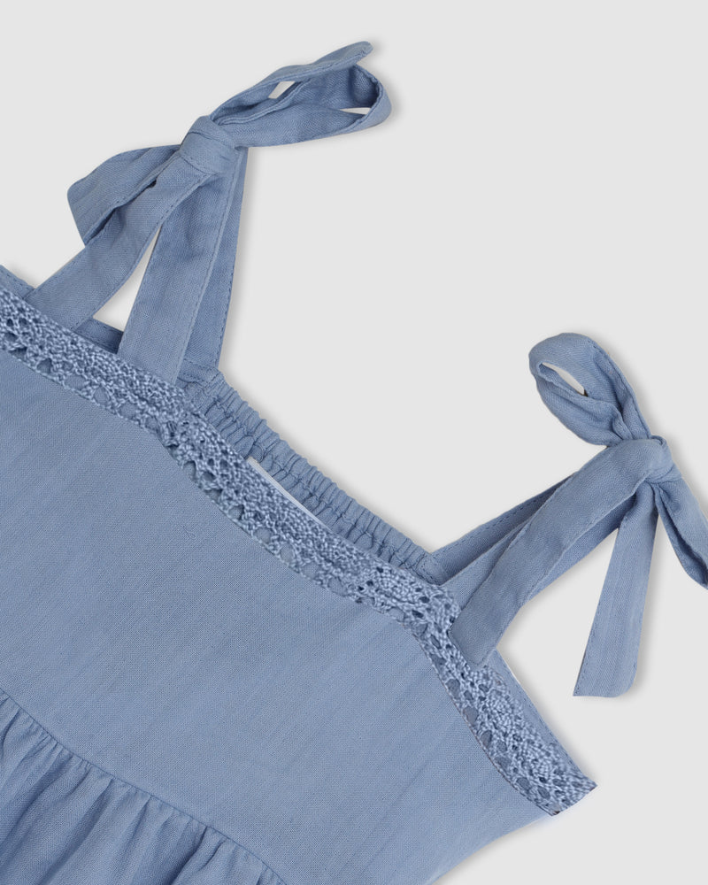 Poppy Top - Airy Blue