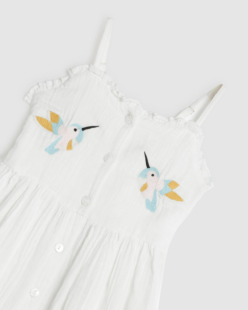 Billie Dress - White Birds