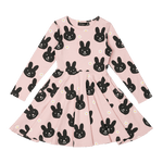 Bunny Face Waisted Dress