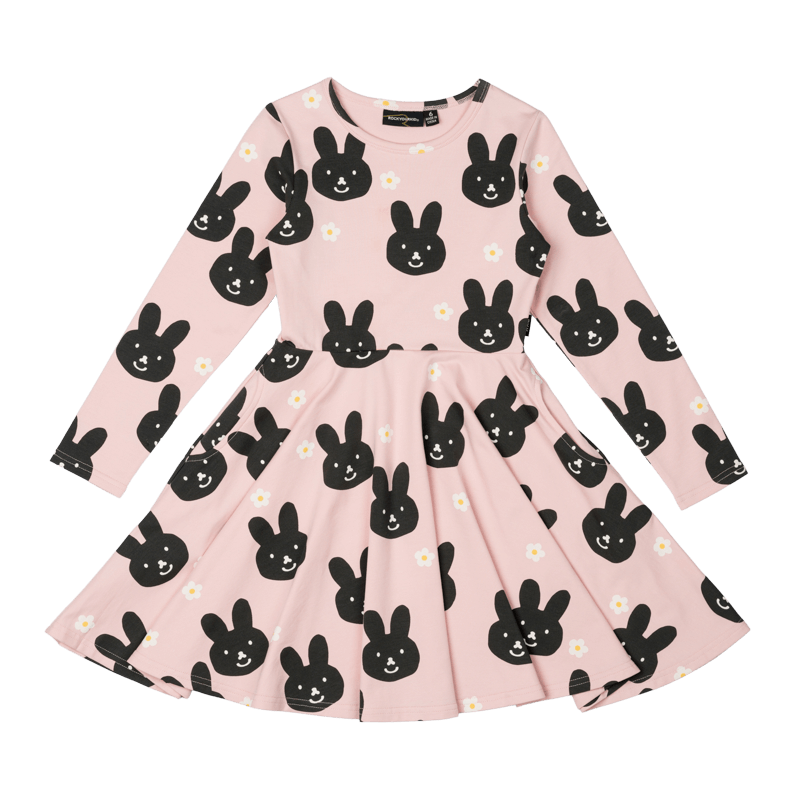 Bunny Face Waisted Dress