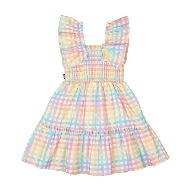 Rainbow 2025 checkered dress