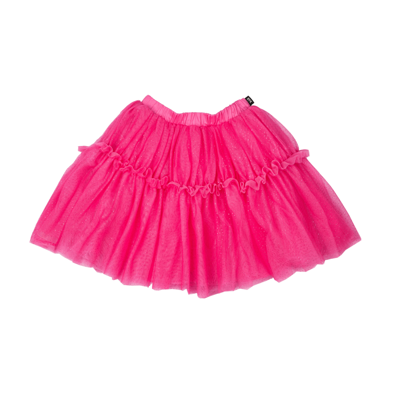 Hot Pink Glitter Tulle Skirt Hippity Hop Boutique