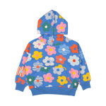 Happy Flowers Hooded Sweatshirt