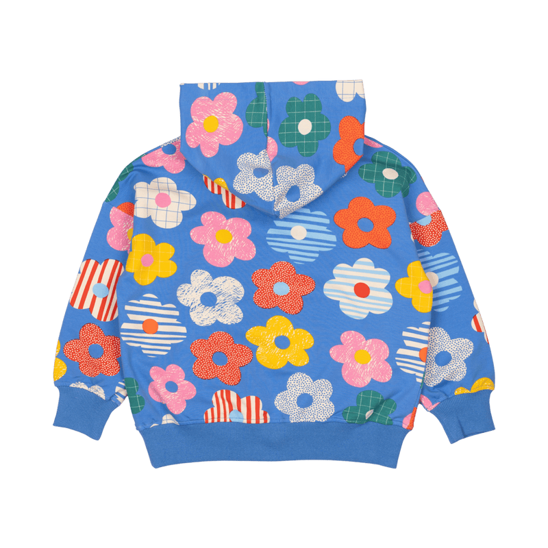 Happy Flowers Hooded Sweatshirt