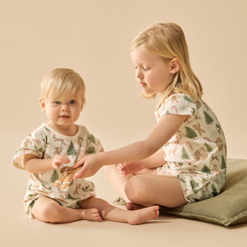 Holly Jolly Magic Organic Short Sleeved Pyjamas