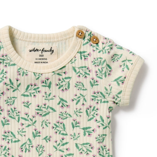 Periwinkle Organic Bodysuit