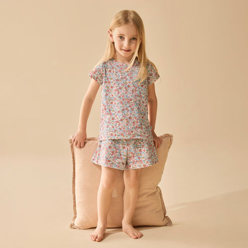 Summer Bloom Organic Short Sleeved Pyjamas