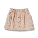 Rose Organic Cord Skirt