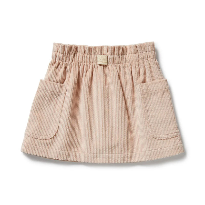 Rose Organic Cord Skirt