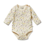 Bella Floral Organic Bodysuit