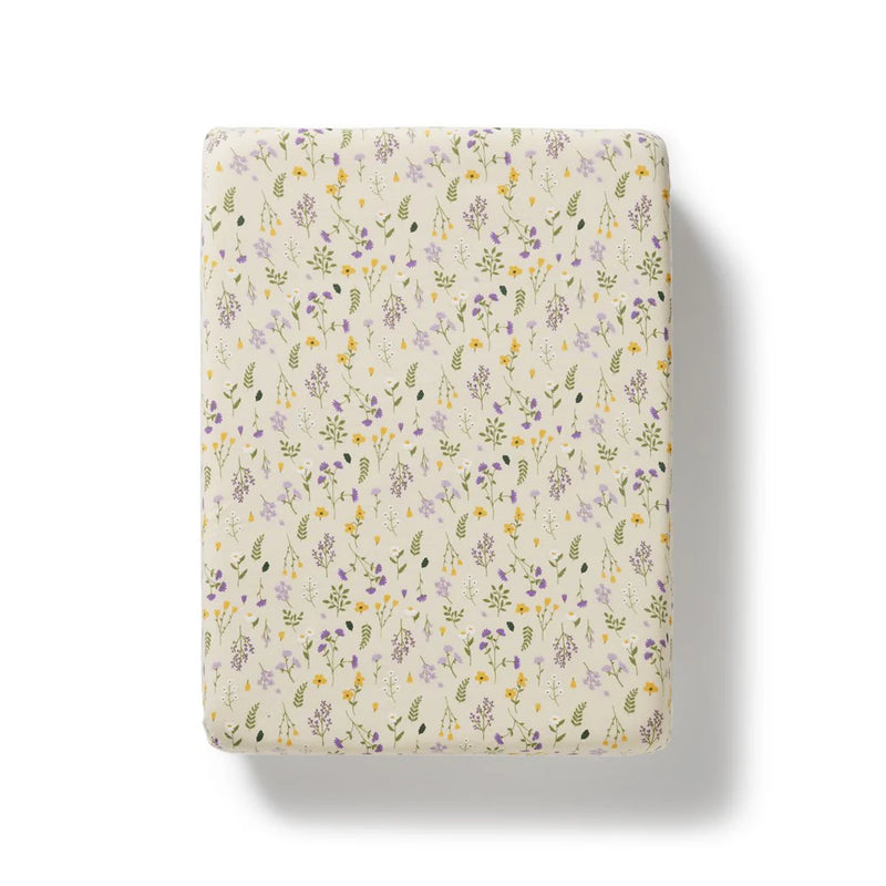 Bella Floral Organic Cot Sheet