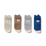 Boys Organic 4 Pack Baby Socks