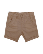 Stone Linen Blend Shorts