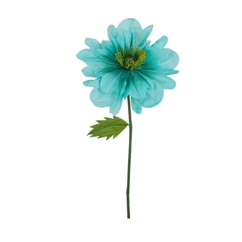 Poppy Paper Flower - Jade