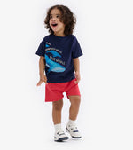 Nautical Red toddler Kanga Shorts