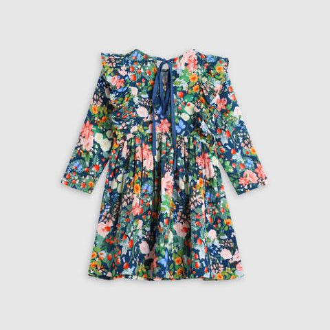 Daisy Dress - Strawberry Navy