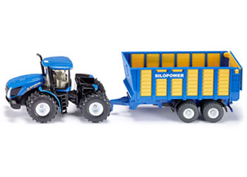 New Holland Knicklenker with Silage Trailer