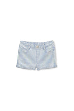 Denim Stripe Short