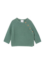 Sage Baby Knit Cardigan
