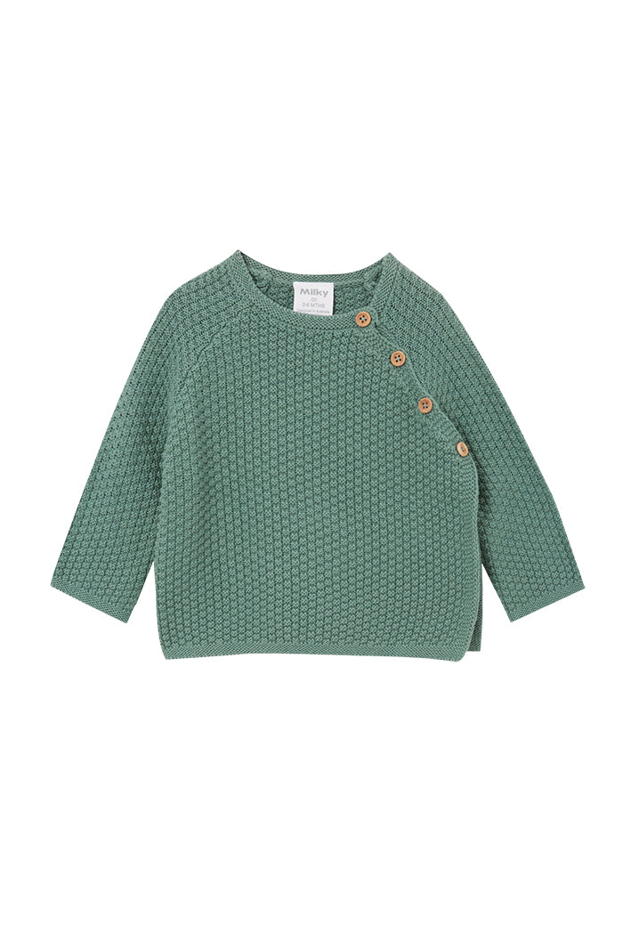 Sage Baby Knit Cardigan