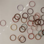 Silicone Pearl Teether Bracelets - Berry/Marigold/Khaki