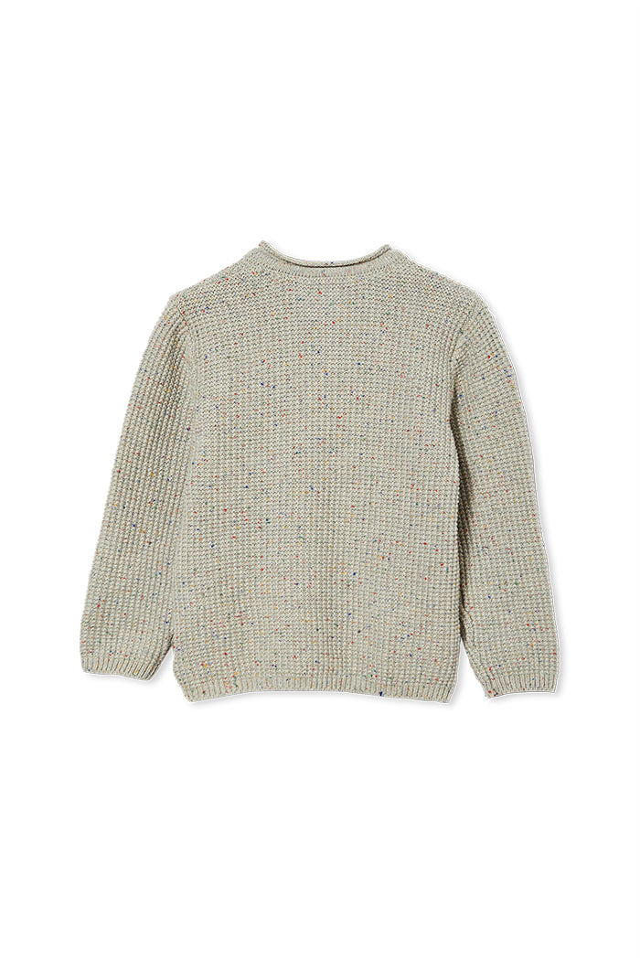 Fleck Knit Henley