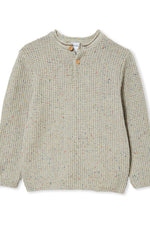 Fleck Knit Henley
