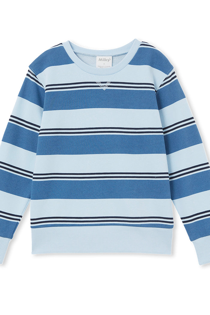 Stripe Fleece Sweat