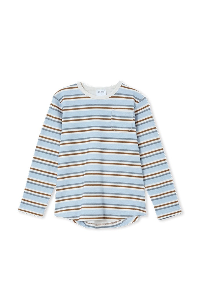 Vintage Stripe Pocket Tee
